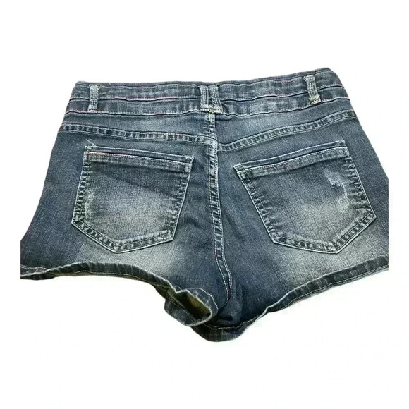 Bluespice Women’s High Waisted  Jean Shorts Size 7/8 Cotton Blend pre-loved - Picture 2 of 7